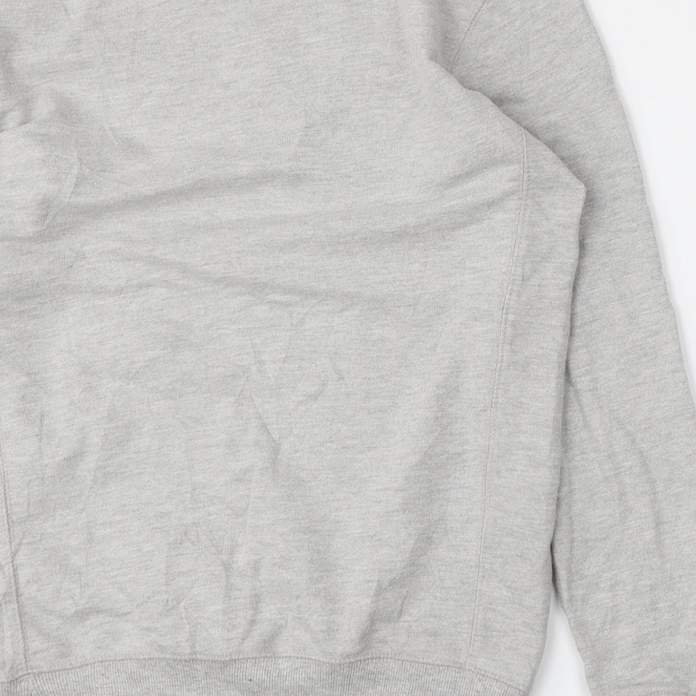 Open Mens Grey Cotton Pullover Sweatshirt Size S