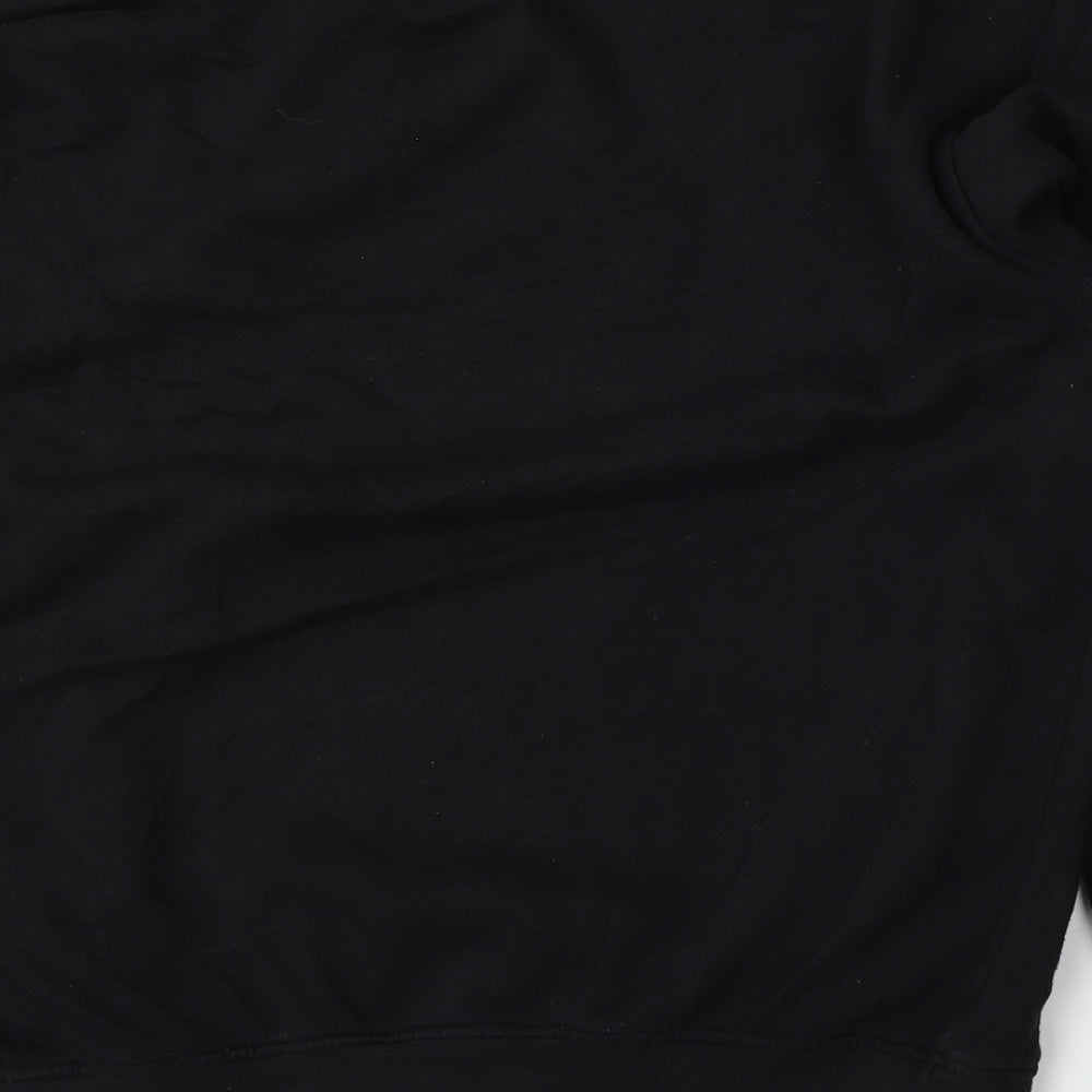 Looney Toons Womens Black Cotton Pullover Sweatshirt Size 12
