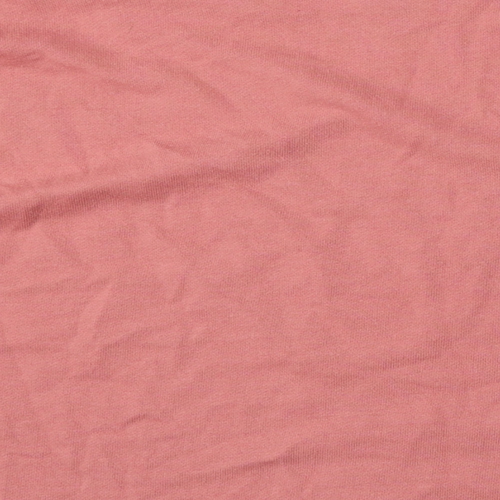 H&M Womens Pink Round Neck Cotton Pullover Jumper Size L