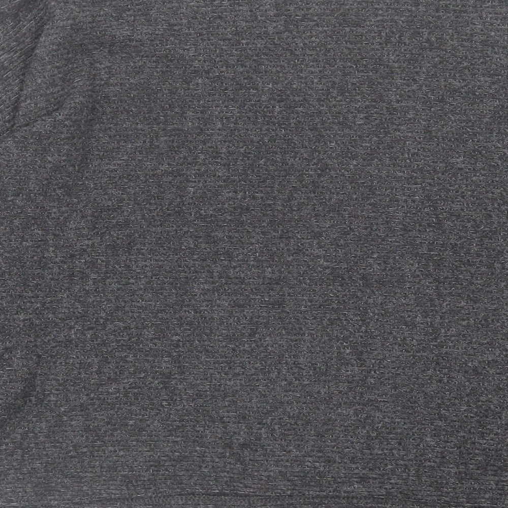 H&M Womens Grey Crew Neck Viscose Pullover Jumper Size XS