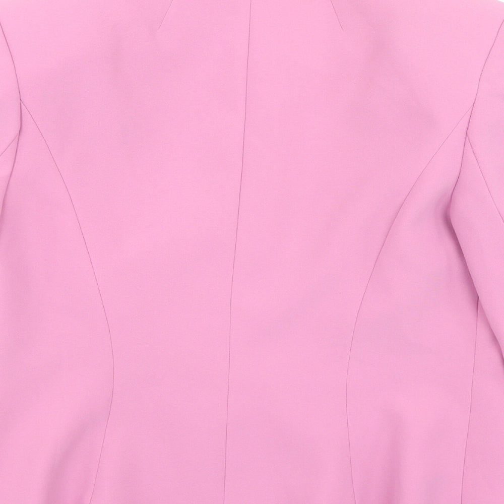 Venini Womens Pink Jacket Poncho Size 10