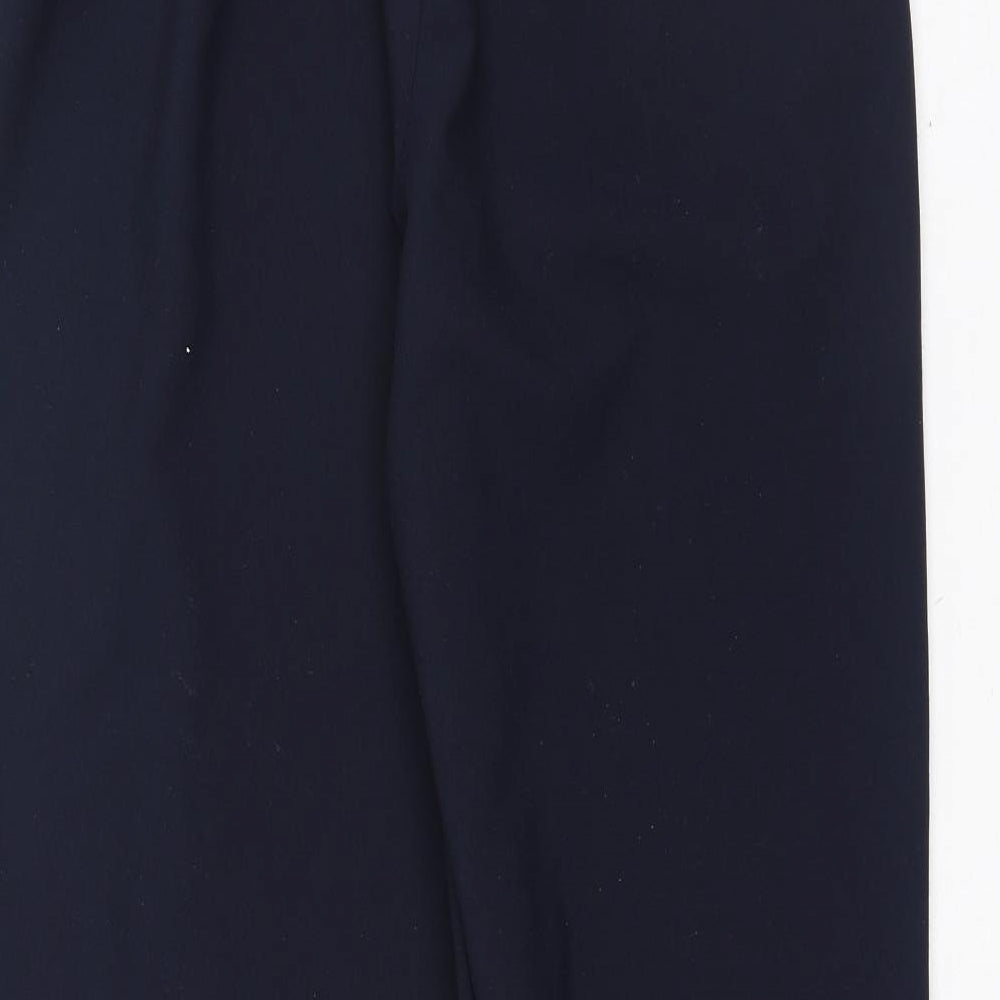 Bonmarché Womens Blue Polyester Trousers Size 14 L26 in Regular