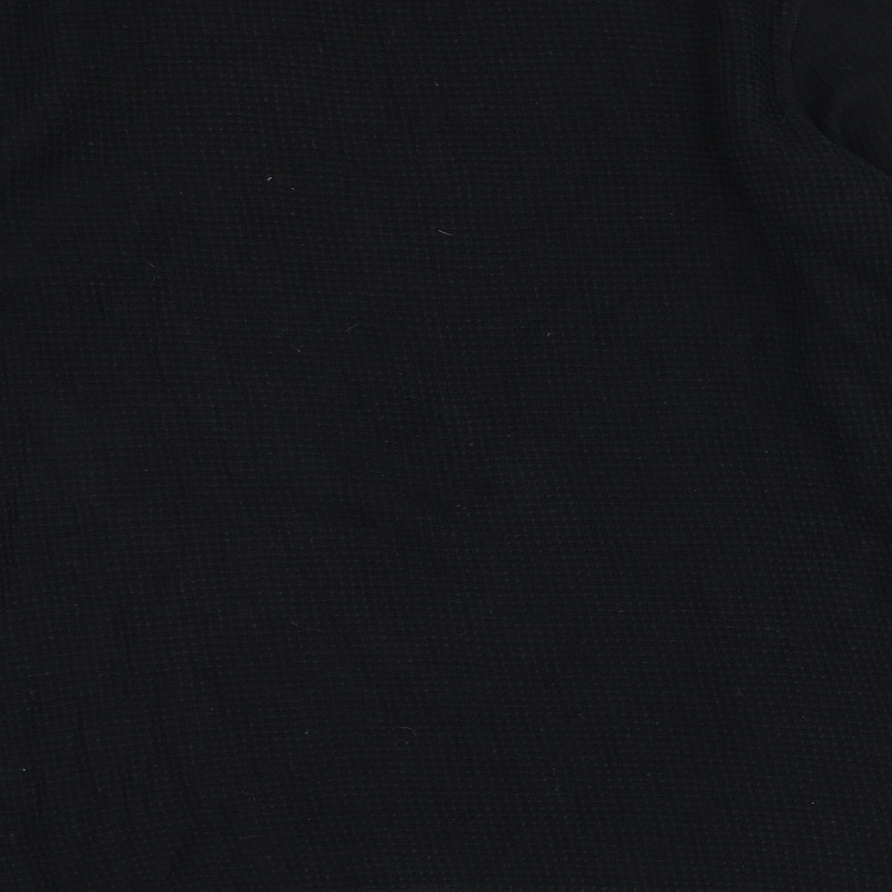 River Island Mens Black Cotton Pullover Sweatshirt Size M