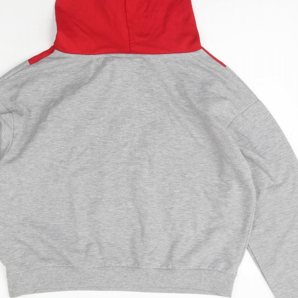 Primark Womens Grey Polyester Pullover Hoodie Size XS - Stranger things Netflix