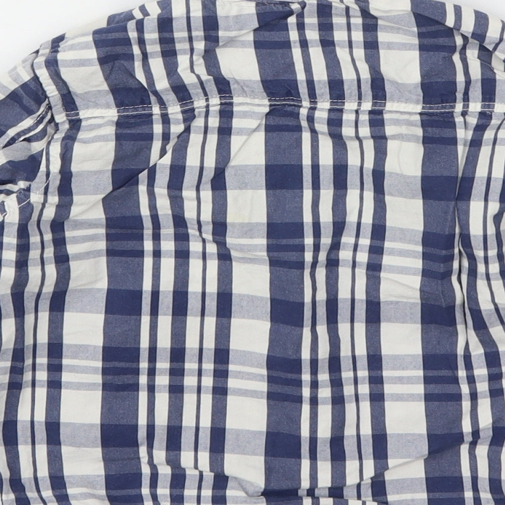 Pepe Jeans Boys Multicoloured Plaid Cotton Basic Button-Up Size 6 Years Collared