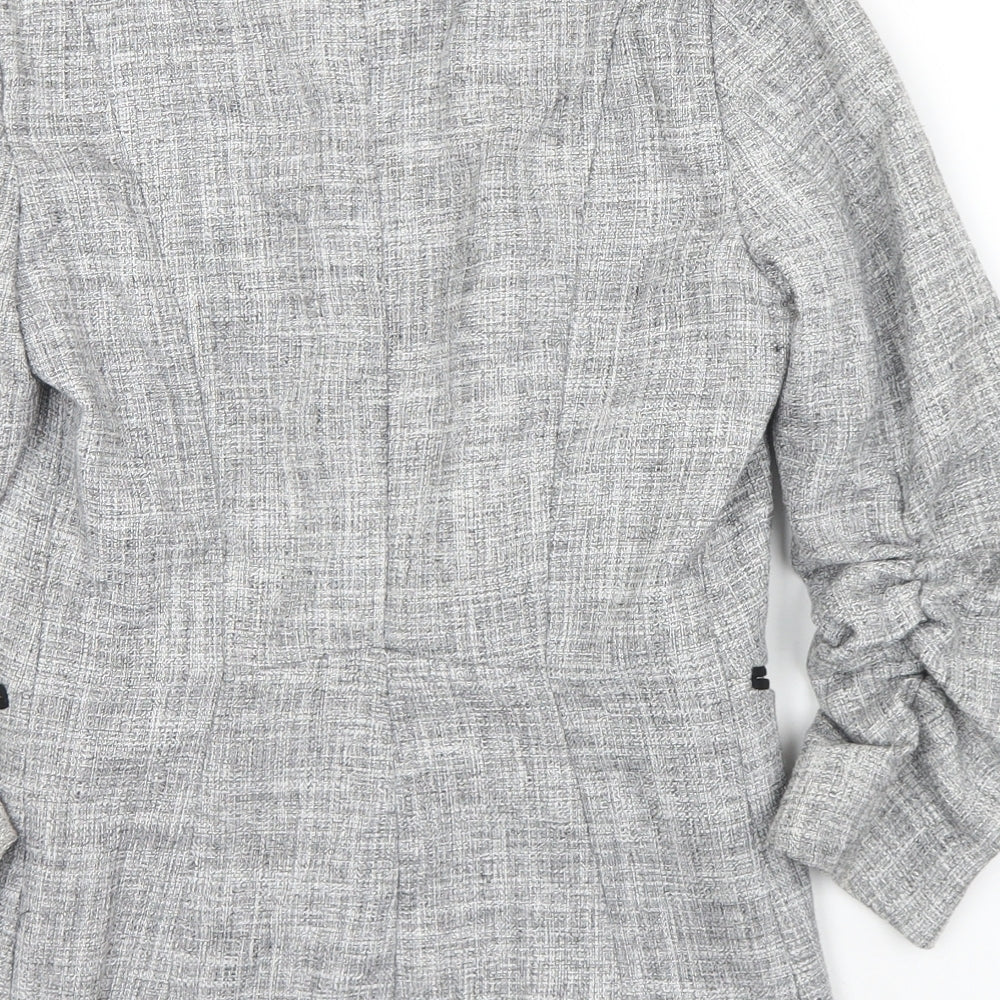 H&M Womens Grey Jacket Size 6