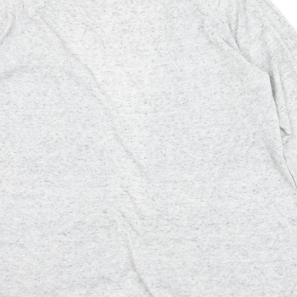 Gap Womens Grey Collared Cotton Cardigan Jumper Size M