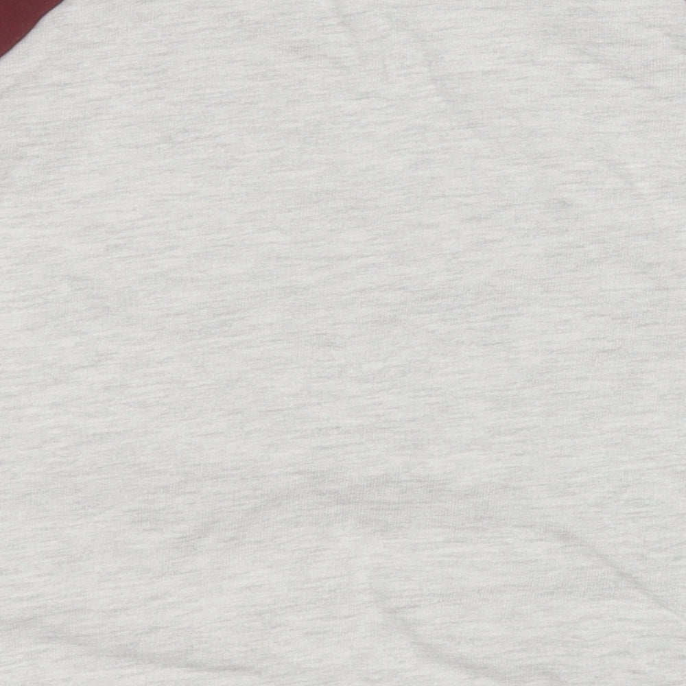 Preworn Boys Grey Polyester Pullover Sweatshirt Size 6 Years - Bulldog
