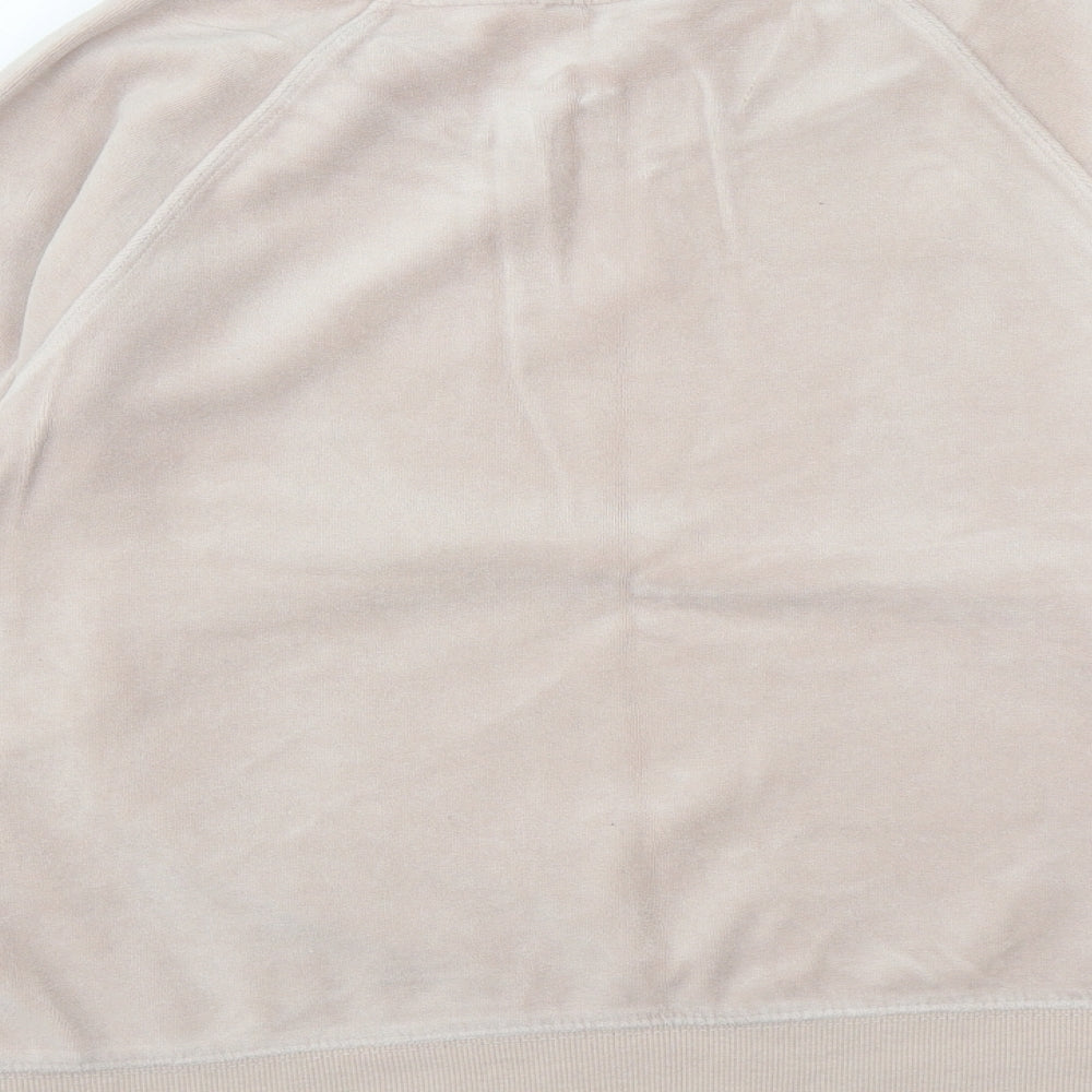 New Look Womens Pink Round Neck Cotton Pullover Jumper Size 12
