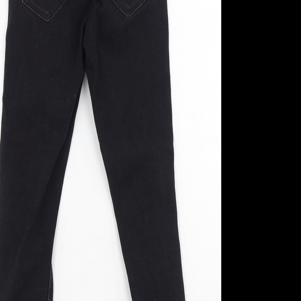 New Look Girls Black Cotton Skinny Jeans Size 9 Months Regular