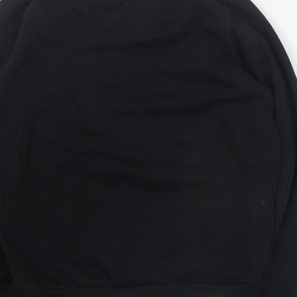 Primark Boys Black Cotton Pullover Sweatshirt Size 12-13 Years Pullover