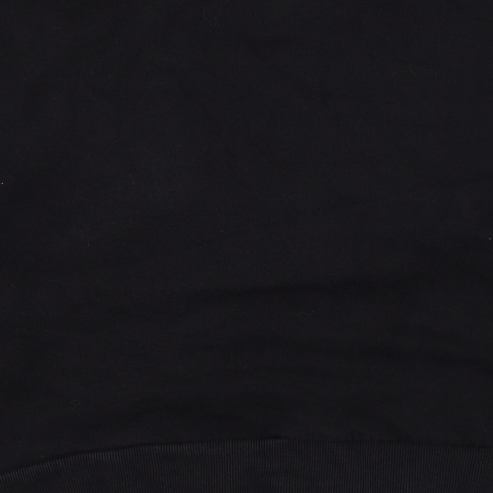 Mango Womens Black Polyester Pullover Sweatshirt Size S Pullover - The future is yours