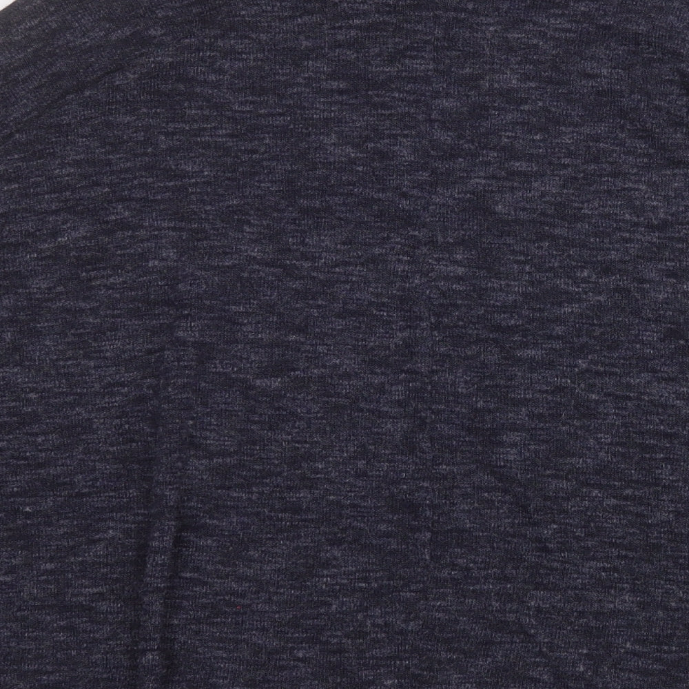 New Look Womens Blue Roll Neck Polyester Pullover Jumper Size 12