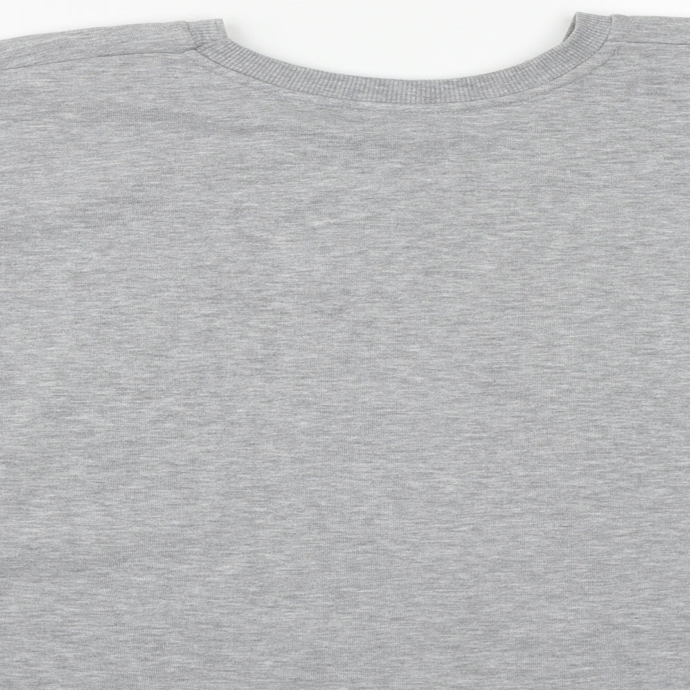 Primark Womens Grey Polyester Pullover Sweatshirt Size L