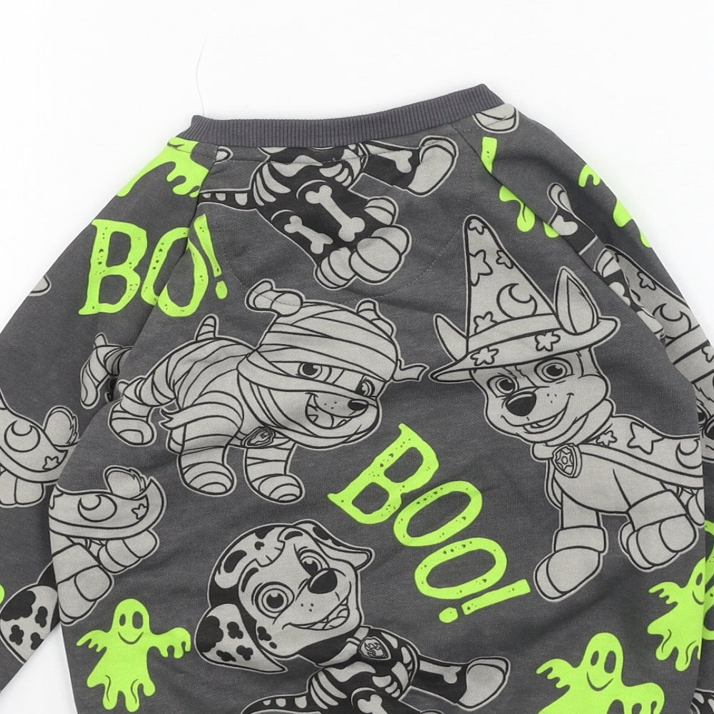 Preworn Boys Multicoloured Polyester Pullover Sweatshirt Size 2-3 Years - Paw Patrol
