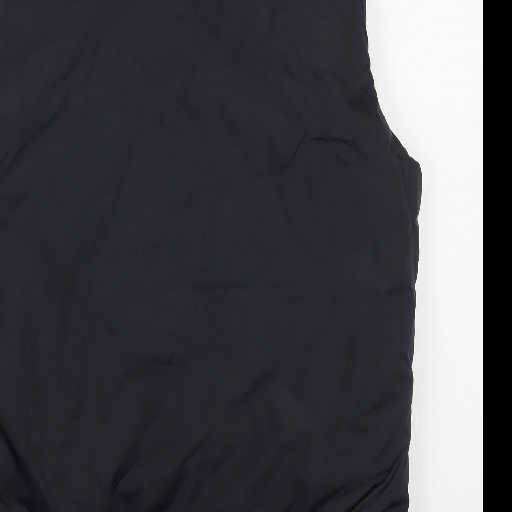 Linea Mens Black Gilet Coat Size S Zip