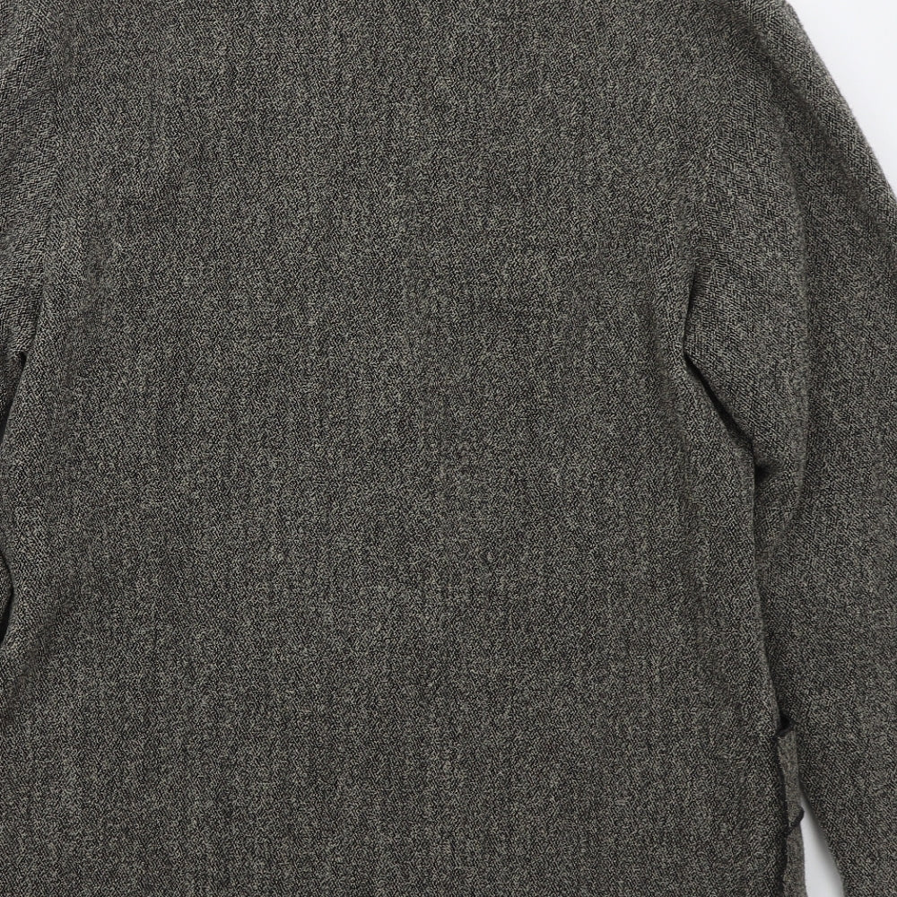 Rosies Womens Grey Jacket Size 14 Button