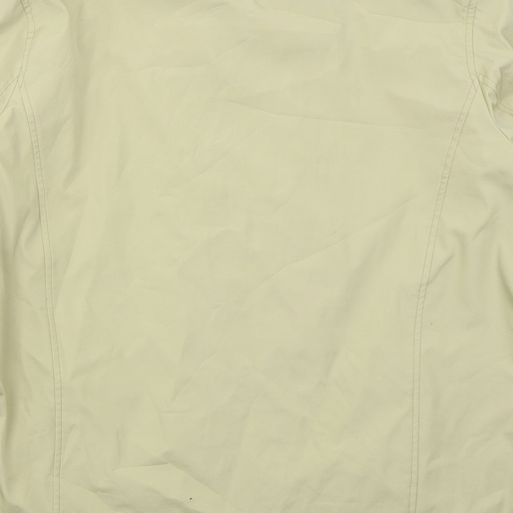Preworn Womens Beige Jacket Size 16 Zip