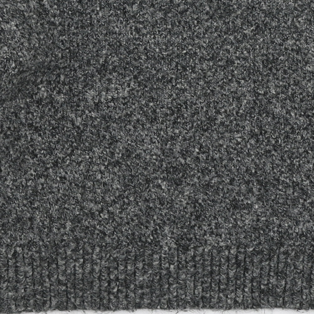 Atmosphere Womens Grey High Neck Acrylic Pullover Jumper Size 8