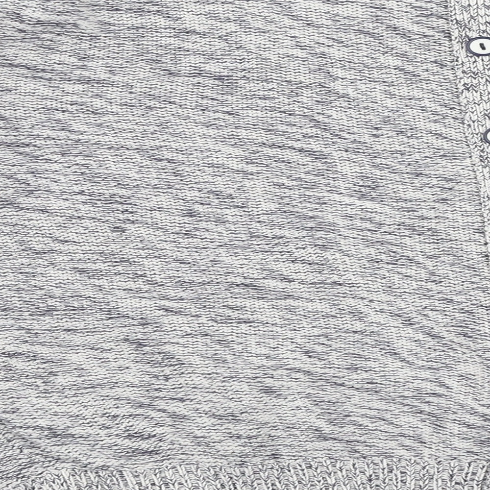 New Look Womens Grey Round Neck Cotton Pullover Jumper Size S