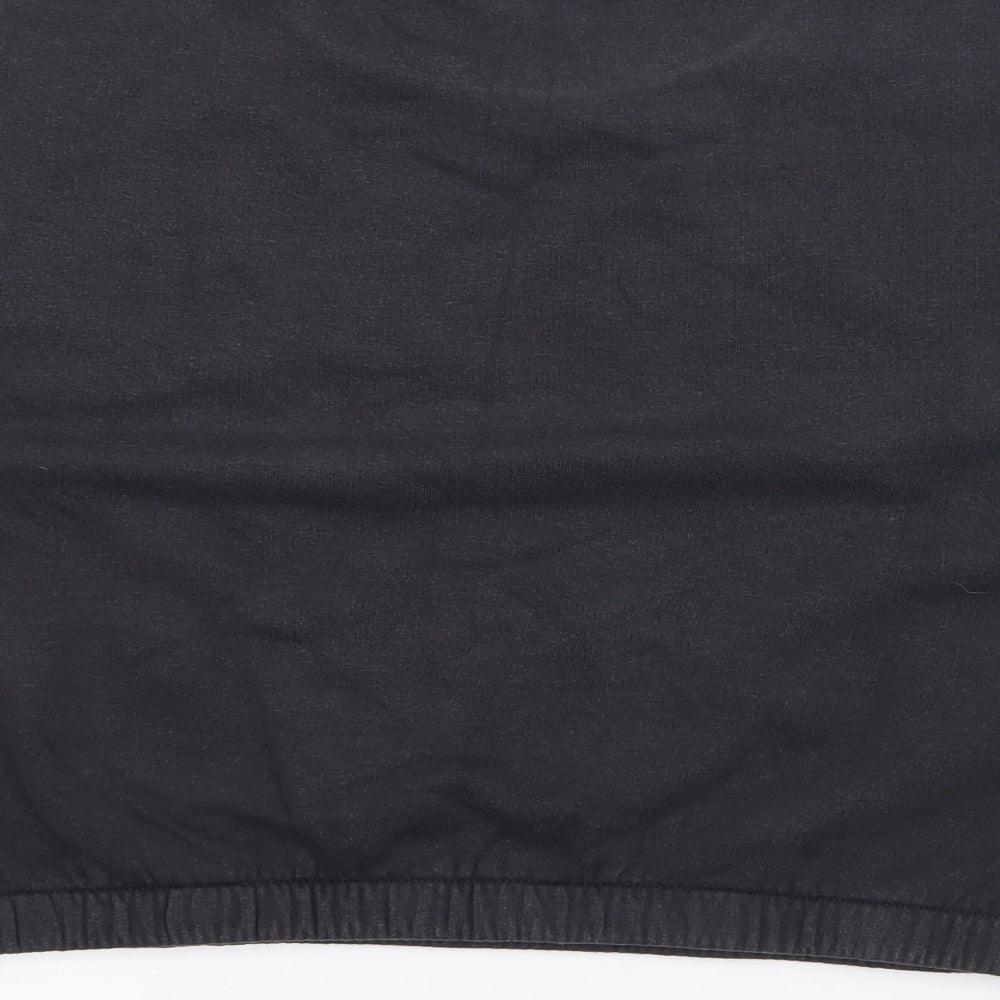 Marks & Spencer Girls Black Camouflage Cotton Pullover Sweatshirt Size 10-11 Years