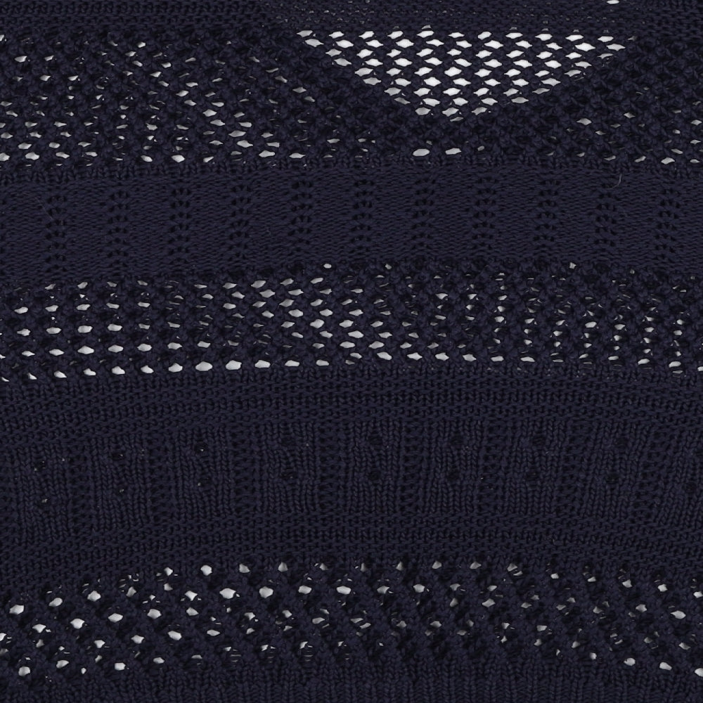 F&F Womens Blue V-Neck Acrylic Pullover Jumper Size 12