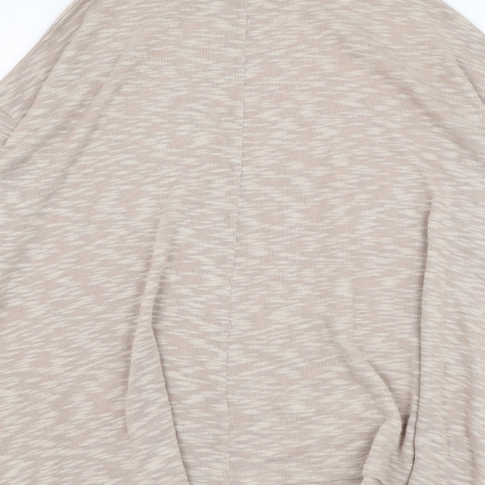 New Look Womens Beige Roll Neck Polyester Pullover Jumper Size 12