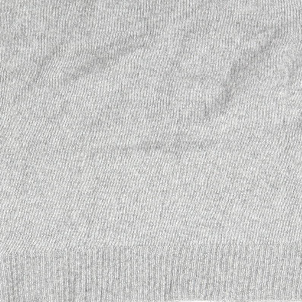 Gap Womens Grey Crew Neck Nylon Pullover Jumper Size S