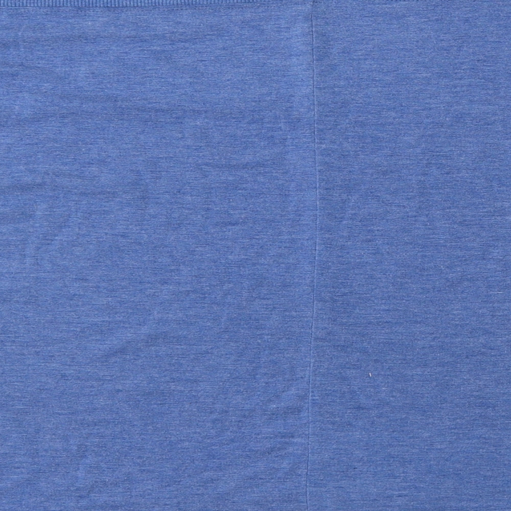 Very Womens Blue Round Neck Polyester Pullover Jumper Size 14