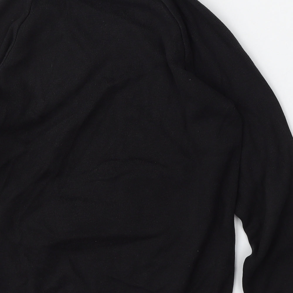 Performa Boys Black Cotton Pullover Sweatshirt Size 9-10 Years