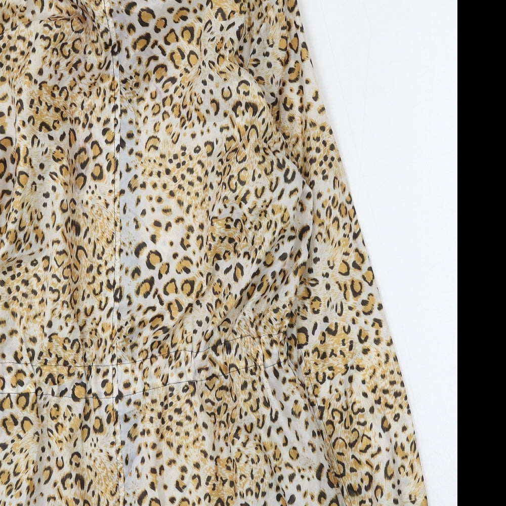 Jess Womenswear Womens Multicoloured Animal Print Jacket Size S Zip