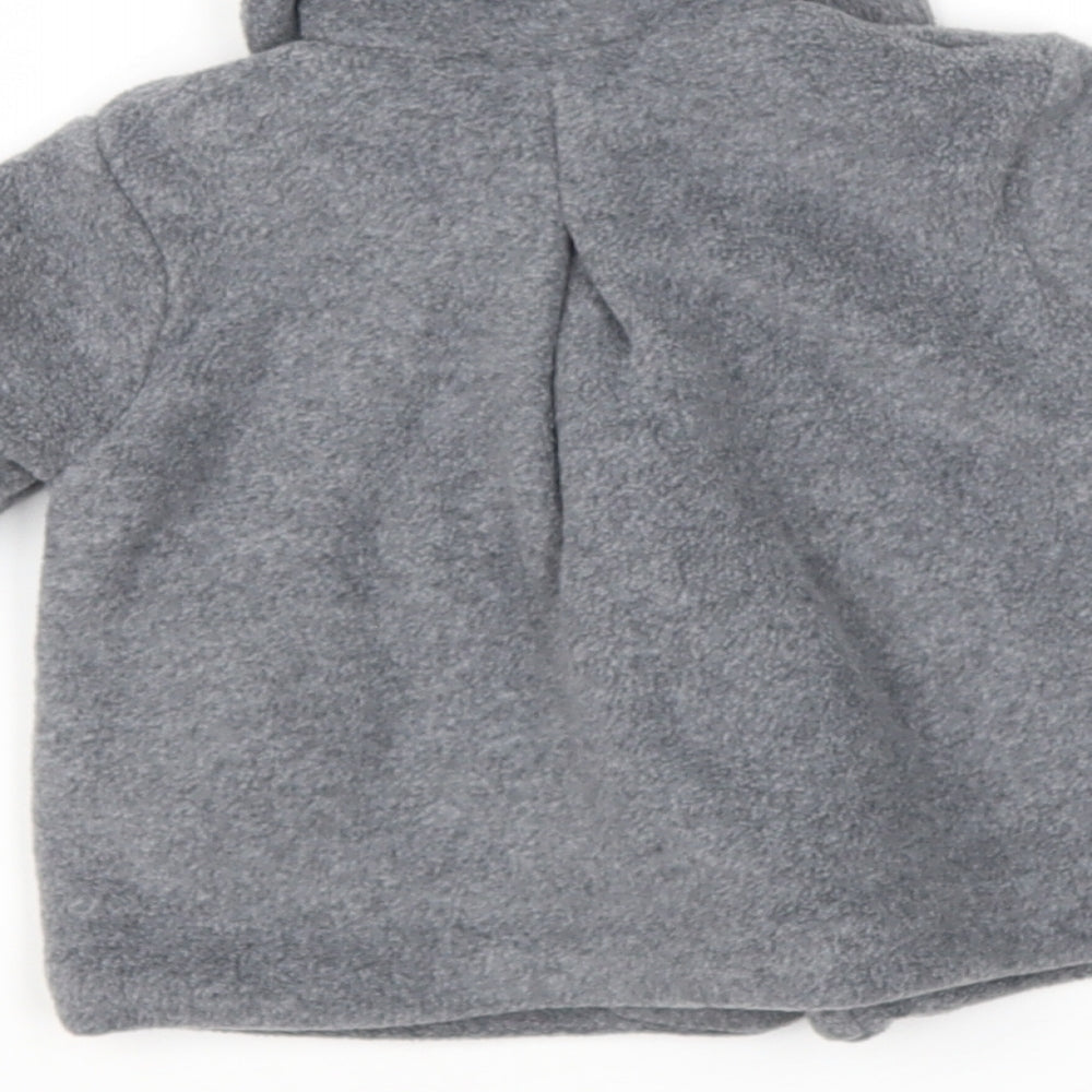 NEXT Baby Grey Basic Jacket Jacket Size 6-9 Months