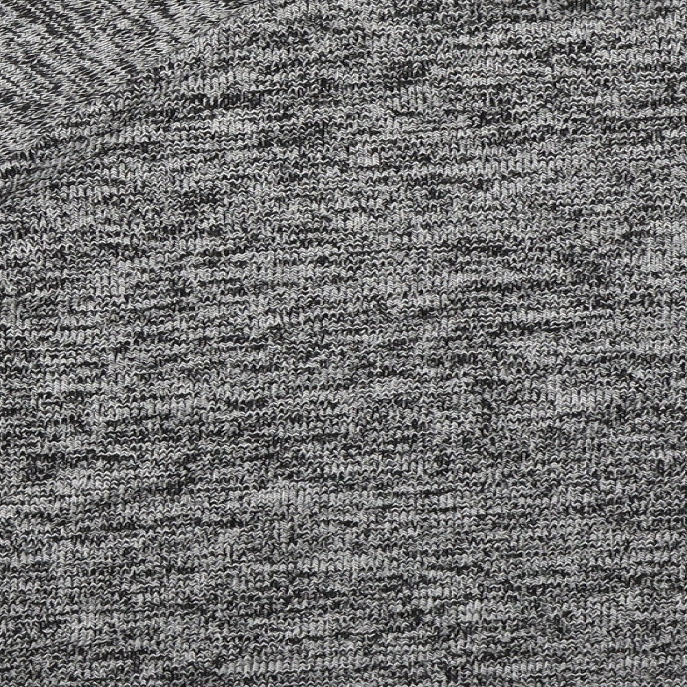 Pull & Bear Womens Grey Crew Neck Viscose Pullover Jumper Size M