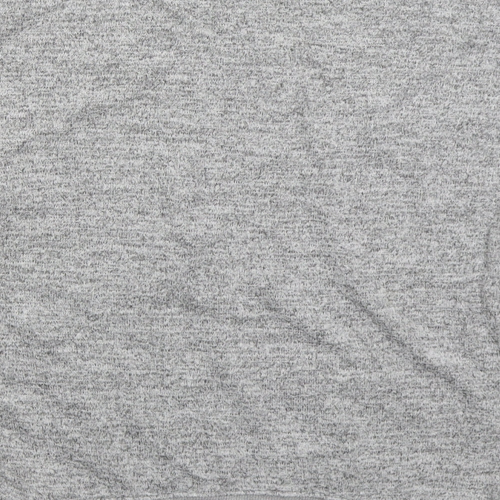 Topshop Womens Grey Viscose Pullover Sweatshirt Size 4 Pullover