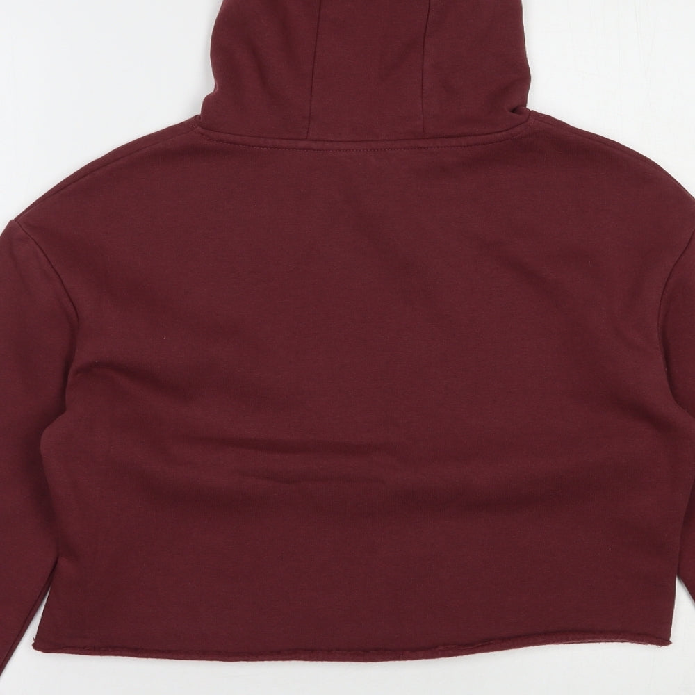 Miss E-vie Girls Red Cotton Pullover Hoodie Size 11-12 Years Pullover - Choose Love