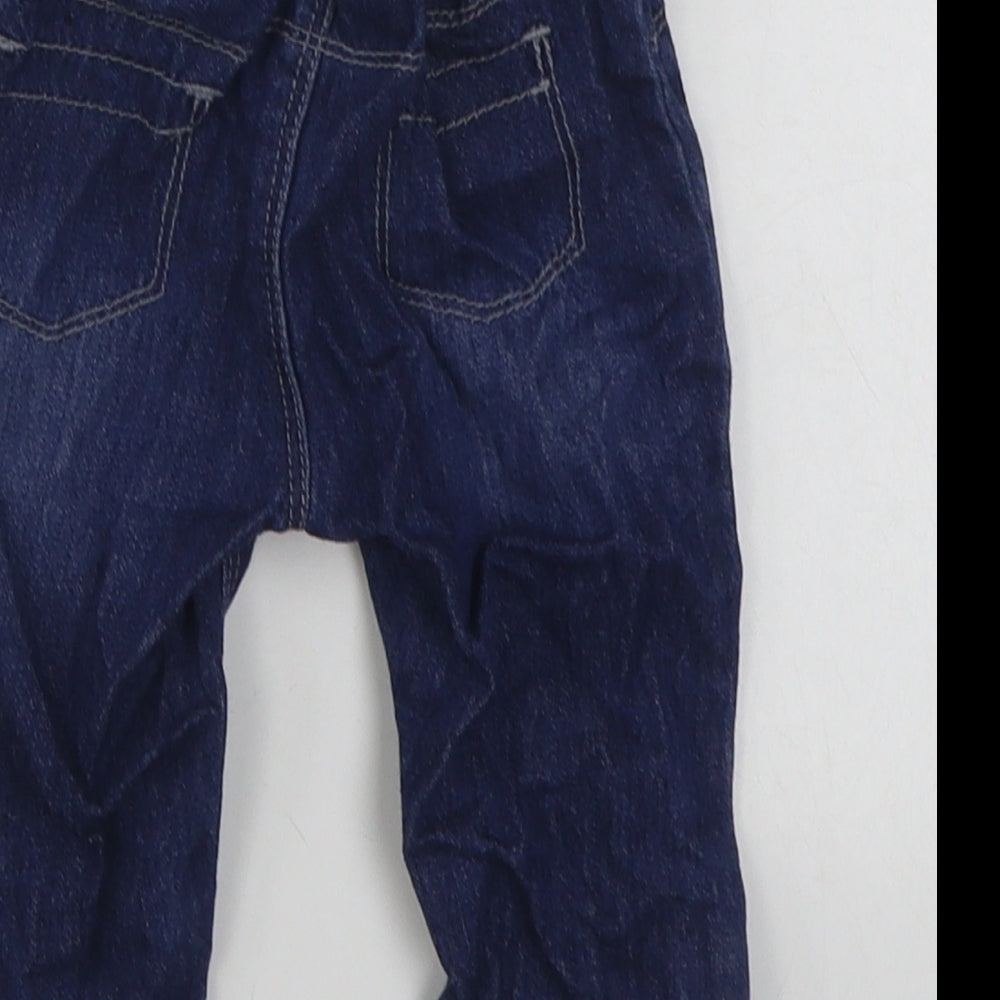 George Baby Blue 100% Cotton Jogger Jeans Size 3-6 Months