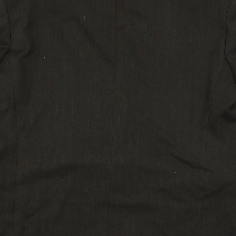 Chatsworth Mens Green Striped Wool Jacket Suit Jacket Size 42
