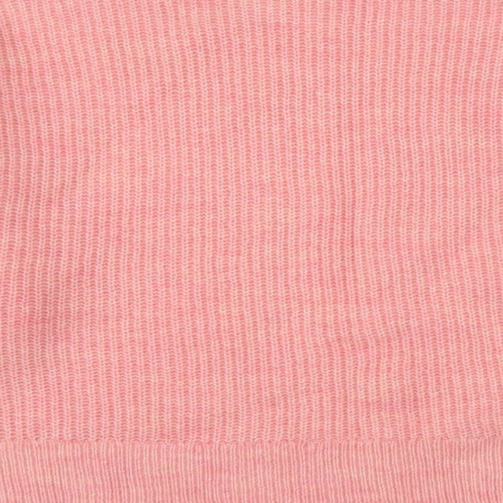 Sonder Womens Pink Round Neck Acrylic Pullover Jumper Size 12