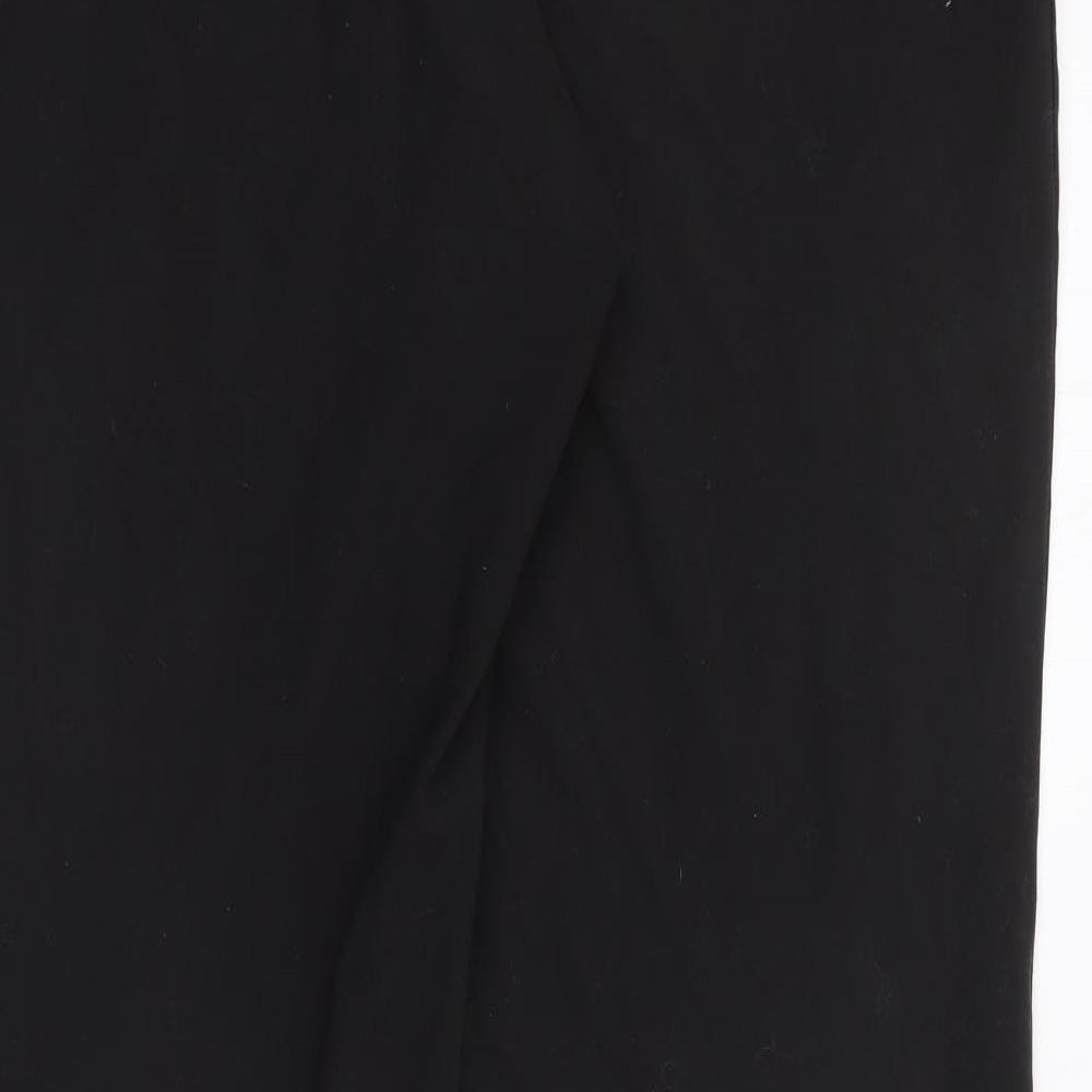 F&F Womens Black Polyester Trousers Size 40 in L29 in Regular
