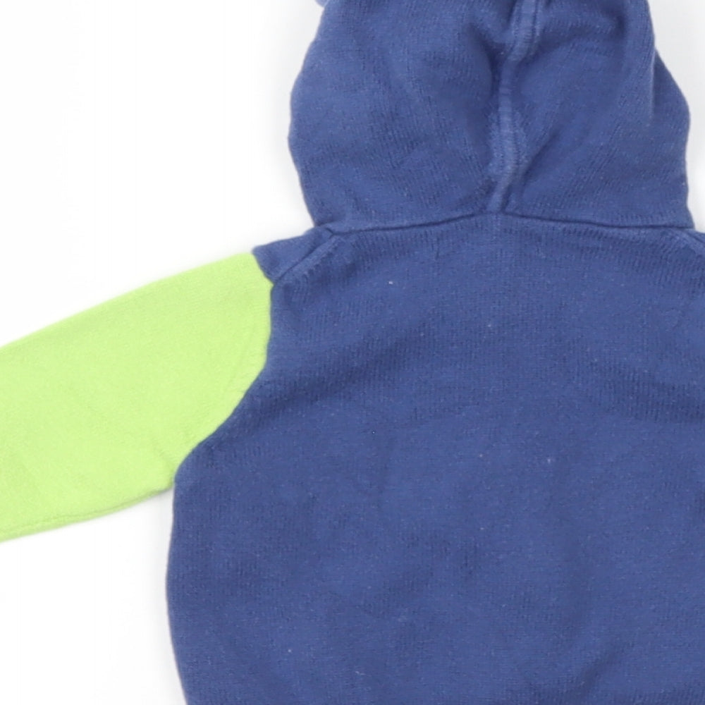 Gap Baby Blue Cotton Cardigan Jumper Size 3-6 Months