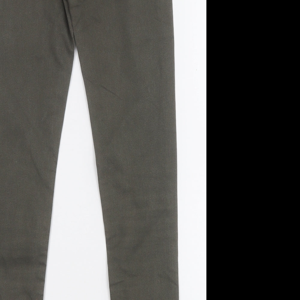 porto bello Womens Green Cotton Skinny Jeans Size 8 L26 in Regular Button