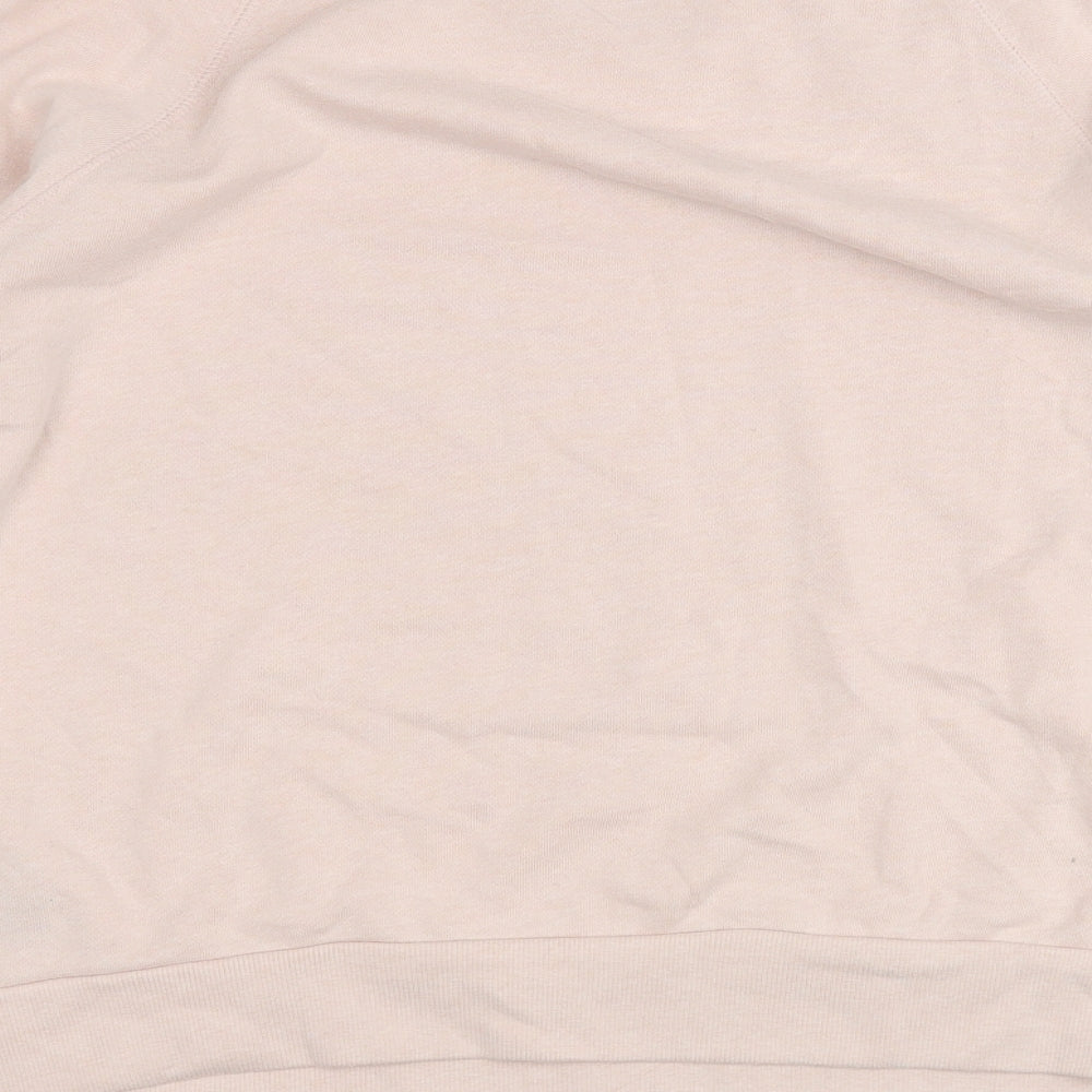 Preworn Womens Pink Polyester Pullover Sweatshirt Size L