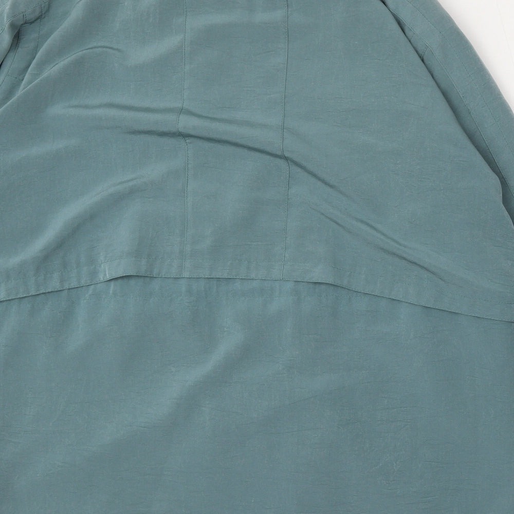 Preworn Womens Blue Jacket Size 14 Button