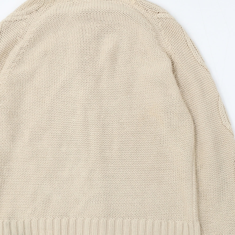 BHS Womens Beige Jacket Size 14 Zip
