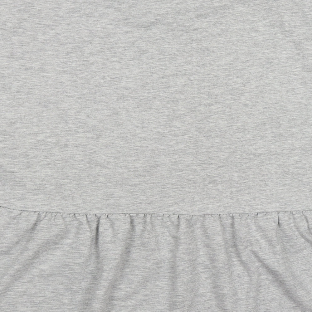 Matalan Womens Grey Cotton Pullover Sweatshirt Size L
