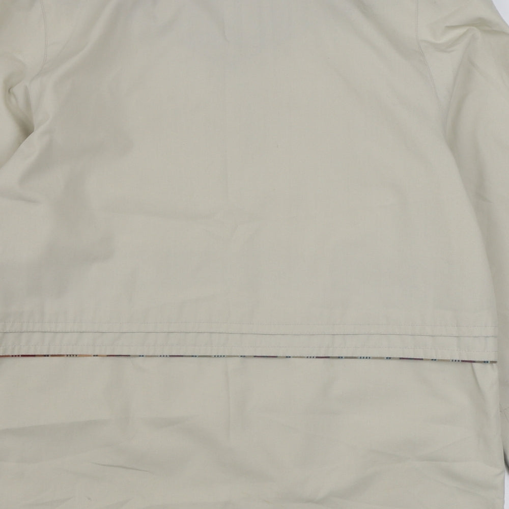 Compliments Womens Beige Jacket Size 14 Button