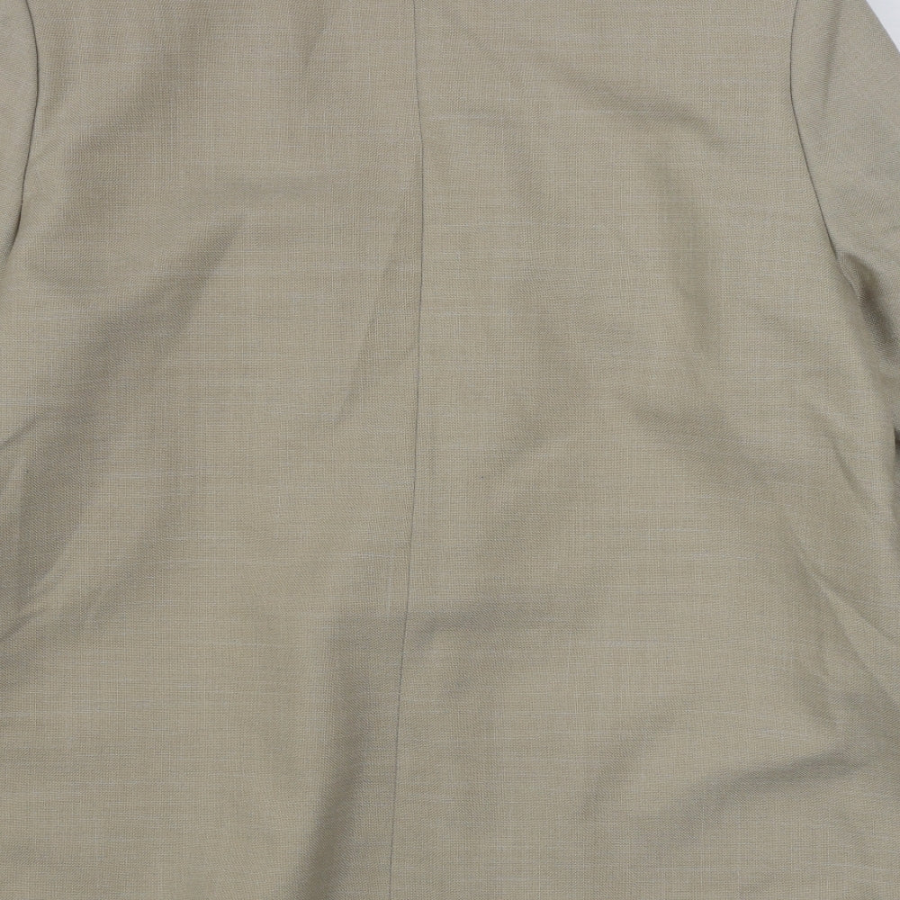 Holmewood Womens Beige Jacket Blazer Size 16