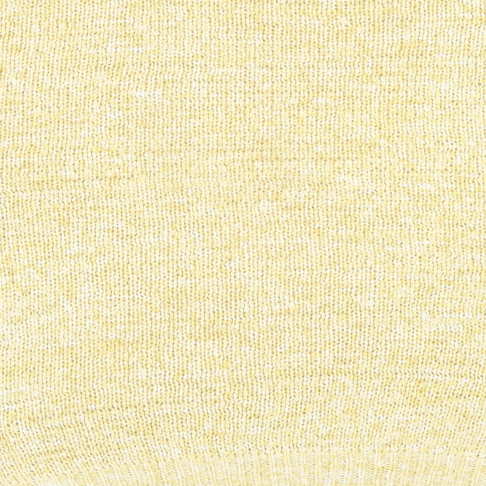 Marks & Spencer Womens Yellow Crew Neck Viscose Pullover Jumper Size XL