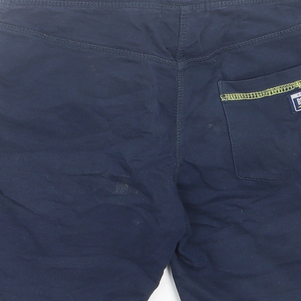 Boboli Boys Blue Polyester Bermuda Shorts Size 6 Years Regular Tie