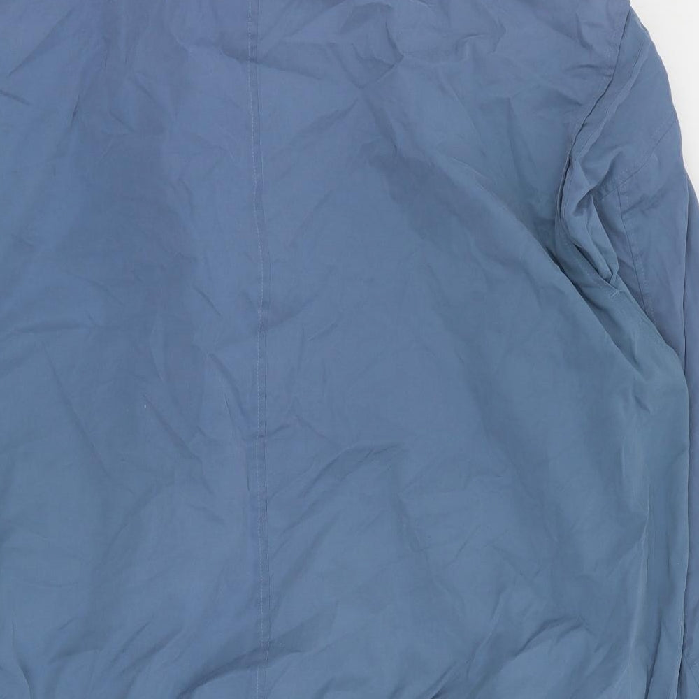 Southbay Womens Blue Pea Coat Coat Size XL Zip